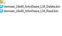 John Deere L34 Delete